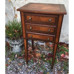 Salon Table Or Bedside Inlaid Transition