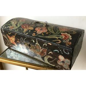 Folk Art, Painted Wooden Box