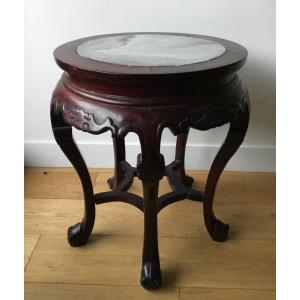 Chinese Bolster Above Marble, China