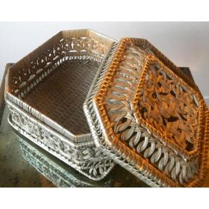 Folk Art Small Woolen Basket