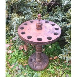 Turned Wood Pipe Holder, Napoleon III