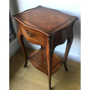 Flying Table Inlaid All Sides Louis XV Style
