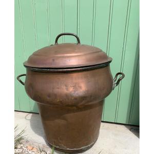 Very Large Covered Copper Tank 