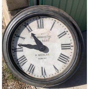 Cast Iron Factory Clock 78 Cm