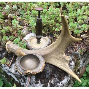 Rare Horn Ashtray 