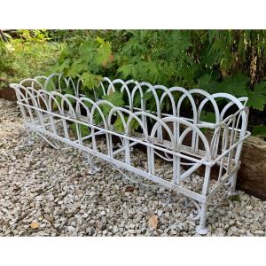 Long Lacquered Wrought Iron Planter