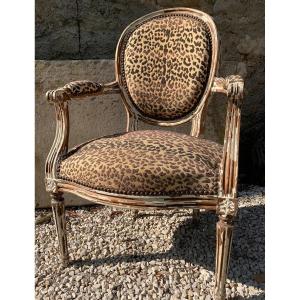Louis XVI Style Panther Armchair 