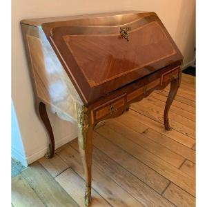 18th Century Marquetry Sloping Desk