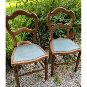 The Two Little Napoleon III Chairs 