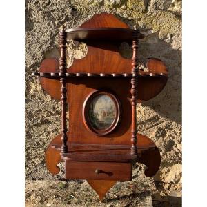 Stained Wood Pipe Holder