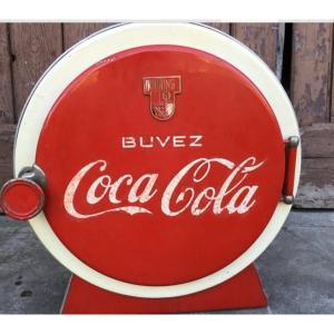 Coca Cola Advertising Refrigerated Cooler, 1950s