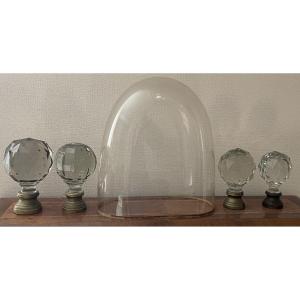 The Full Crystal Stair Balls, Faceted Cut 