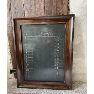 Engraved Slate Billiard Marker "hen", Numbered Markers.