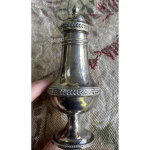 19th Century Sterling Silver Baluster Shaker