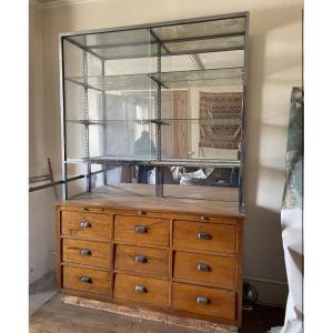 Two-part Trade Furniture Display Cabinet And Storage