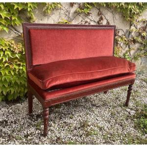 Small 3-seater Lacquered Hall Bench 