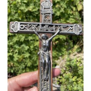 Silver Christ On Cross 