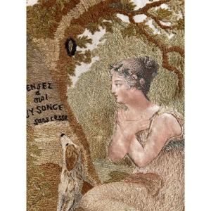 Fidelity, Needle Painting, From The Charles X Period