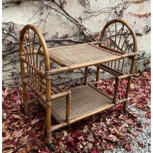 Bar, Bamboo Serving Table