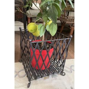 Woven Metal Planter