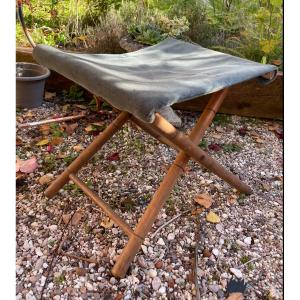 Folding Bamboo Luggage Rack 