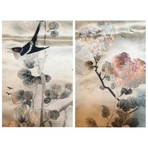 Fine Chinese Embroidery, Circa 1900 