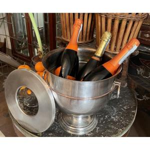 Silver-plated Metal Cooler 