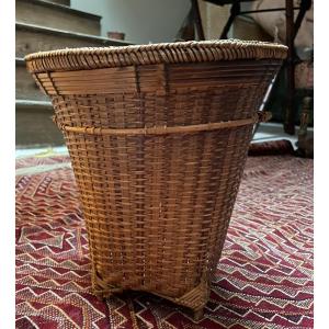 Woven Basket For Ikebana 
