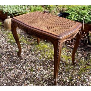 Small Cane Bench In The Louis XV Style
