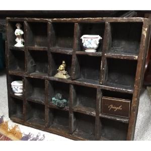 Folk Art Miniature Display Case 