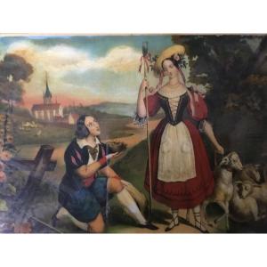 Fixed Under Glass Romantic Estelle And Nemorin