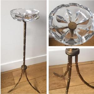 Ashtray Baccarat Piétement Bambou (5 Available)