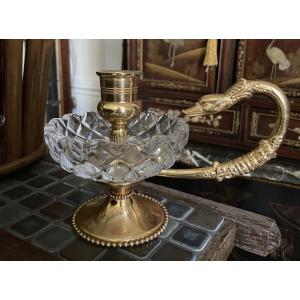 Swan Hand Candlestick