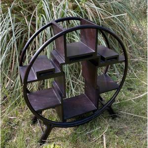 Japanese Display Cabinet In Palm Wood