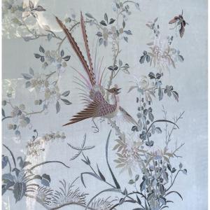 Framed Silk Embroidery