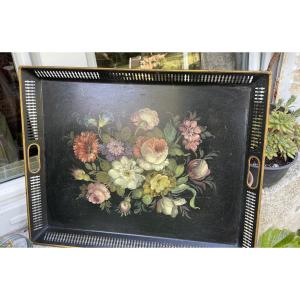 Tray In Painted Sheet Metal