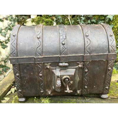 Wrought Iron Chest Nineteenth