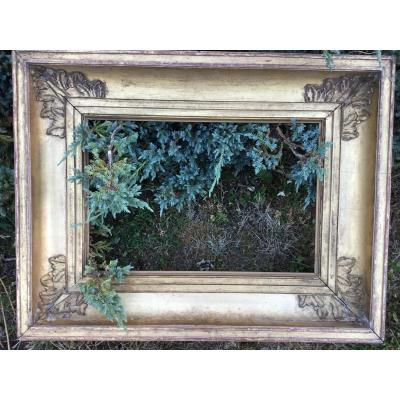 Golden Wood Frame Decor Acanthus Leaves