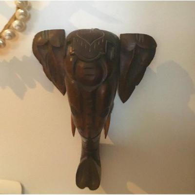 Éléphant Shaped Hat Stand , Round 1900