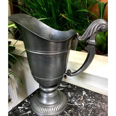 Ewer Helmet Pewter