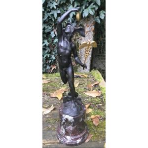 Hermès, Bronze Two Patinas, XIXth Century