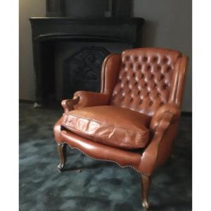 Large English Padded Armchair