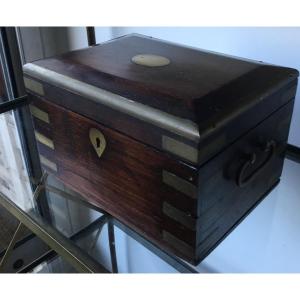 Nineteenth Mahogany Toilet Box