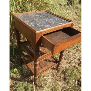 Louis XVI Style Marble Top Bolster