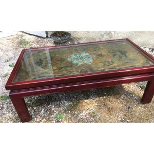 17th Century Cordoba Leather Coffee Table