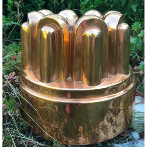 Copper Cake Or Jelly Mold, 19th Century