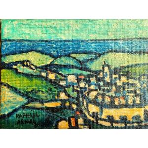 R. Arnal (1906-1963), Vue De Vence, Oil On Canevas, Titred, 53