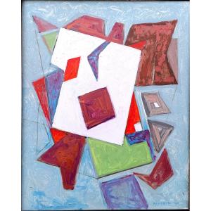 A. Rottenberg (1907-2000), The Blank Page, Oil On Panel, Signed