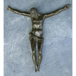 Small 17th Century Wall-mounted Christ In The Style Of Jean De Bologne. Bronze.
