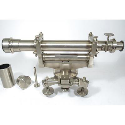 Small Egault Level In Nickel-plated Bronze By Morin In Paris. Around 1900.